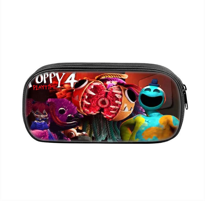 Poppy Playtime Herní postavy Potisk Jednovrstvá taška na uložení psacích potřeb Pro studenty a teenagery