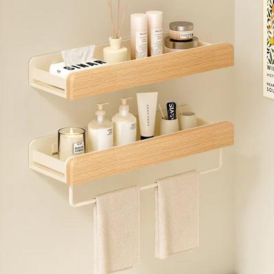 Log Wind, Bathroom Bathroom Wall Rack, No Punching, Wall Hanging, Toilet, Washstand, Storage Shelf