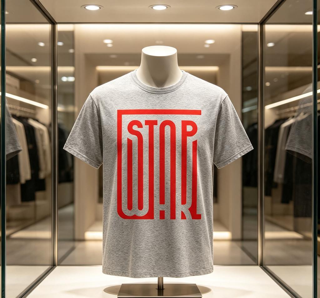 2026 Hot Selling New Unisexs Stop War Tshirt Cotton Tshirt Summer Awesome Short Sleeved Tshirt Oneck Hippie Design Tshirt