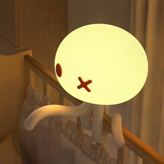 Jellyfish Night Light for Kids Bed Frame Touch Control Jellyfish Lamp with Flexible Tentacles Rechargeable Baby Nursery Lamp Cute Gift for Baby Shower