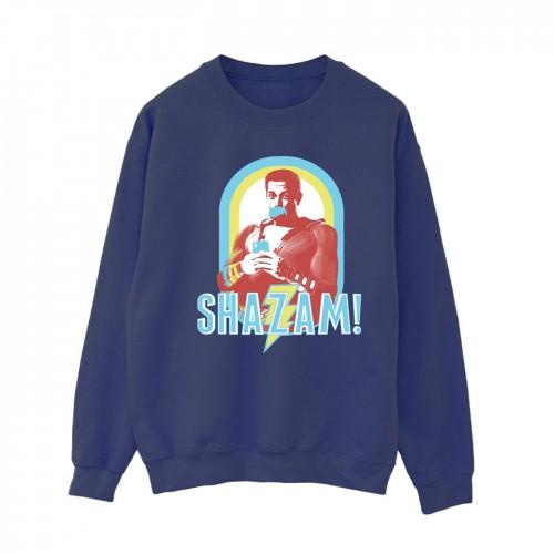 DC Comics Womens/Ladies Shazam Buble Gum Frame Sweatshirt