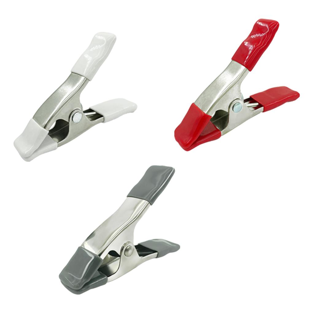 Portable DIY Crafting Metal Spring Clamp Nonslip Photography Woodworking Clip A Shaped Fastening Tool Carpenter Accessory