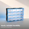 Clear Small Parts Organizer Cabinet Compact Synthetic Drawer