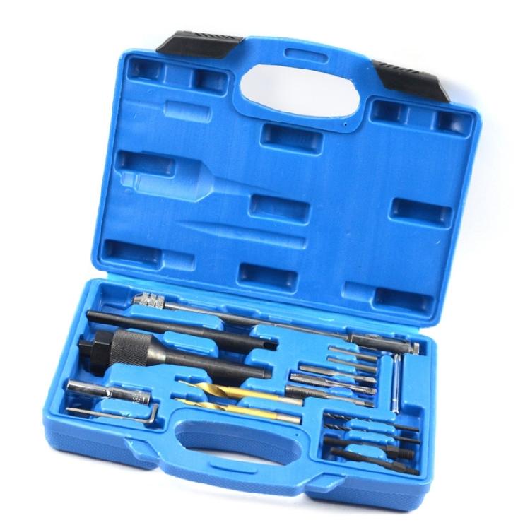 Automotive Repair Kit 16 Piece Carbon Steels Glow Plug Removal Extractor Tool For Preheat Plug Vehicles Maintenance