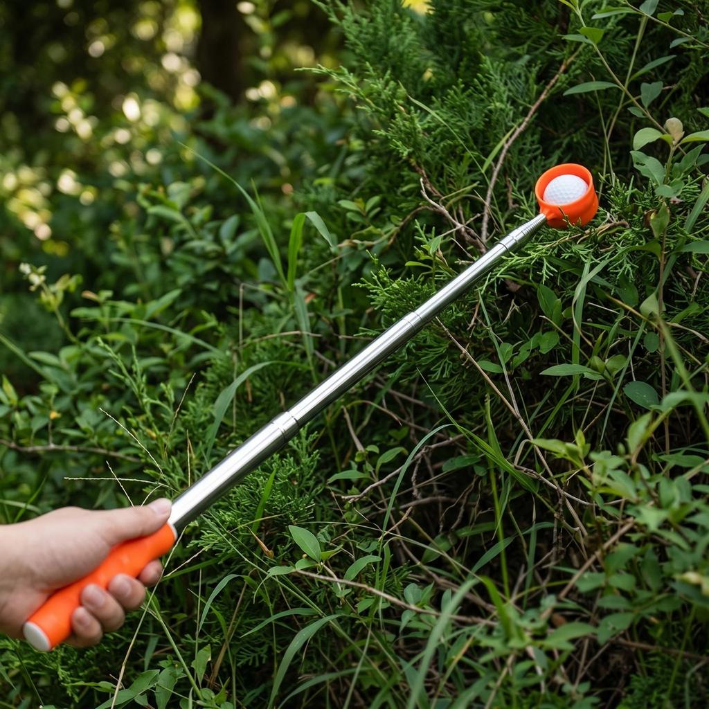 Golf Ball Picker Extendable Retriever Textured Grip for Golfers