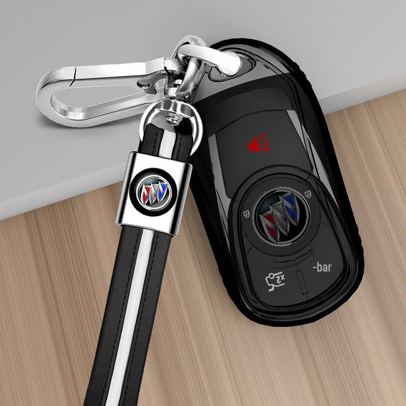 Transparent Full-Wrap Key Case for Buick Envision/Regal/Verano/Lacrosse/GL8