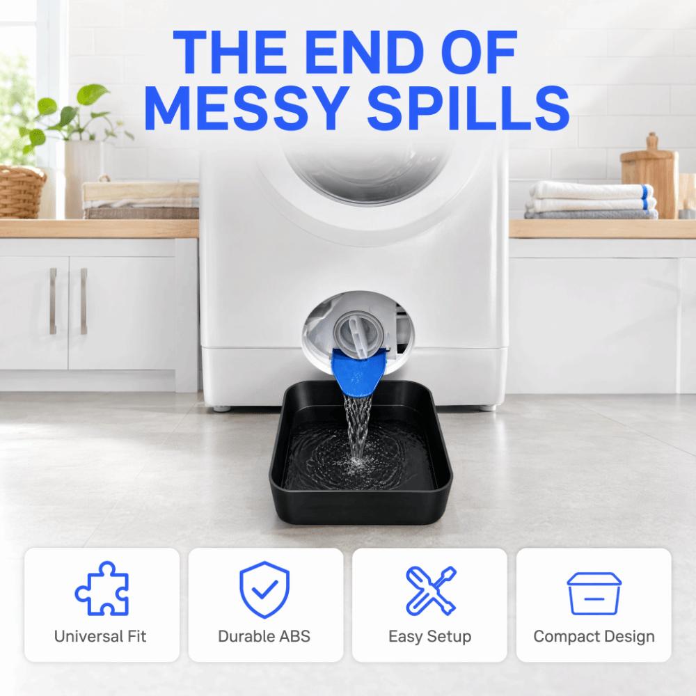 Lekdichte Wasmachine Afvoer Trechter Anti-Overloop Water Opvangbak Huishoudelijk