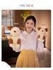 British Curly Animal Series: Cartoon Pig Plush Comfort Doll for Kids