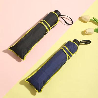Three-Fold Double-Layer Windproof Umbrella: Foldable, Anti-UV, Rainproof, Sun Protection, Durable, High-Grade Design