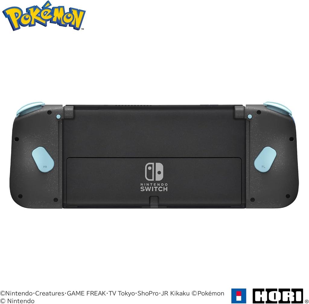 Refurbished HORI Nintendo Licensed Pokémon Grip Controller Fit for Nintendo Switch, Gengar, with Rapid Fire Hold Function, 180-Day Warranty