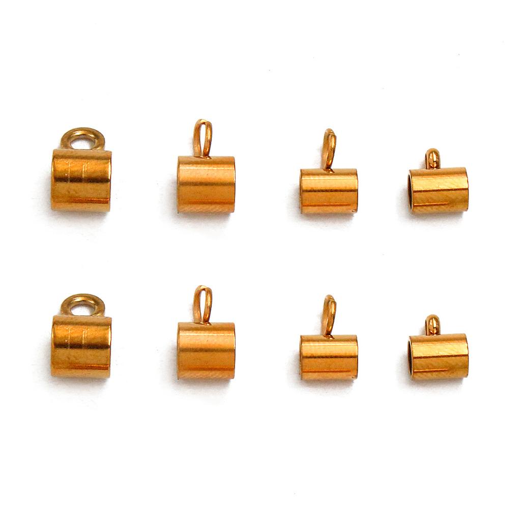 10Pcs Stainless Steel Isolation Bead Jewelry Accessories