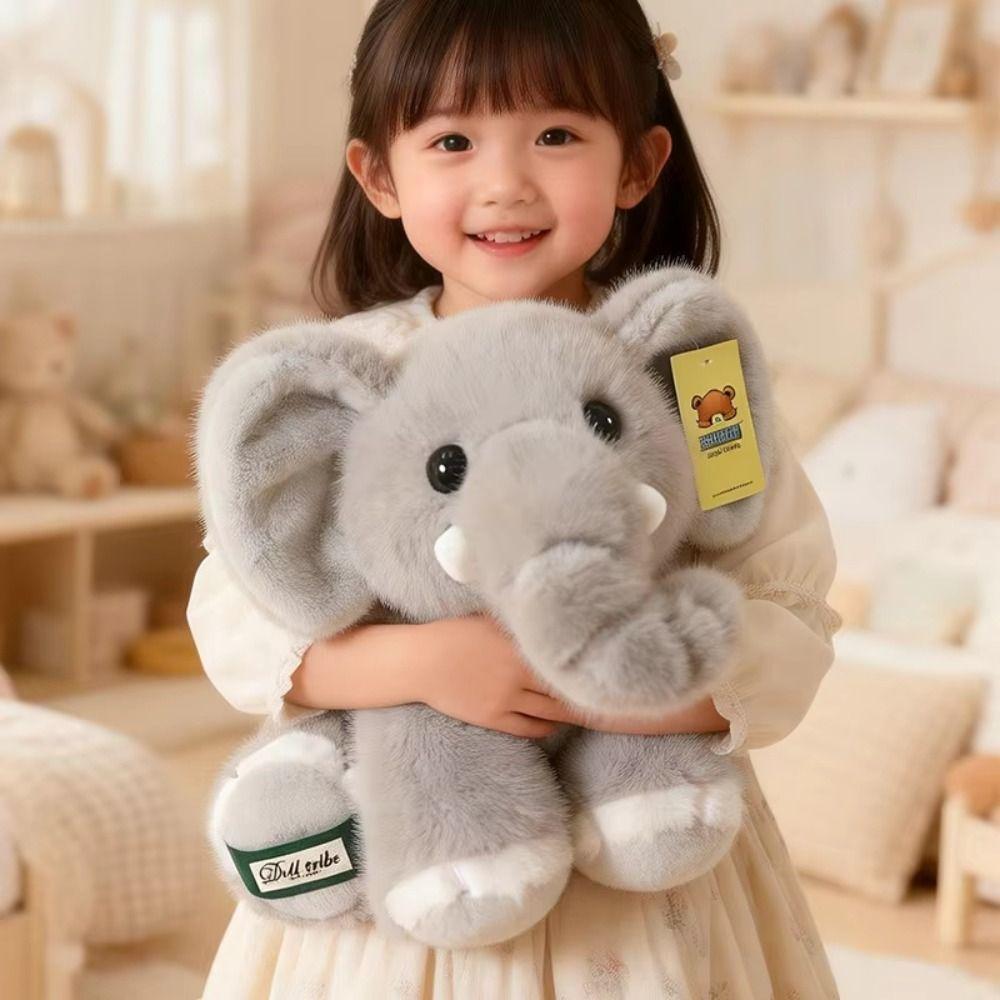 Stuffed Animals Elephant Plush Doll Back Cushion Sofa Decorative Stuffed Elephant Toy 30/45Cm Throw Pillow Elephant Doll