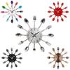 Modern Art Quartz Wall Clock for Living Room, Kitchen, or Restaurant