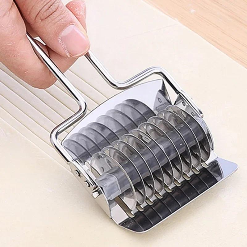 DIY Stainless Steel Manual Noodle Making Pasta Machine Pressing Pasta Machine Multifunction Rolling Ginger Garlic Grater Food Mi