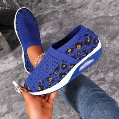 Fashion Women's Casual Sports Shoes Autumn New Round Head Deep Mouth Mesh Cloth Breathable Comfortable Single Shoes