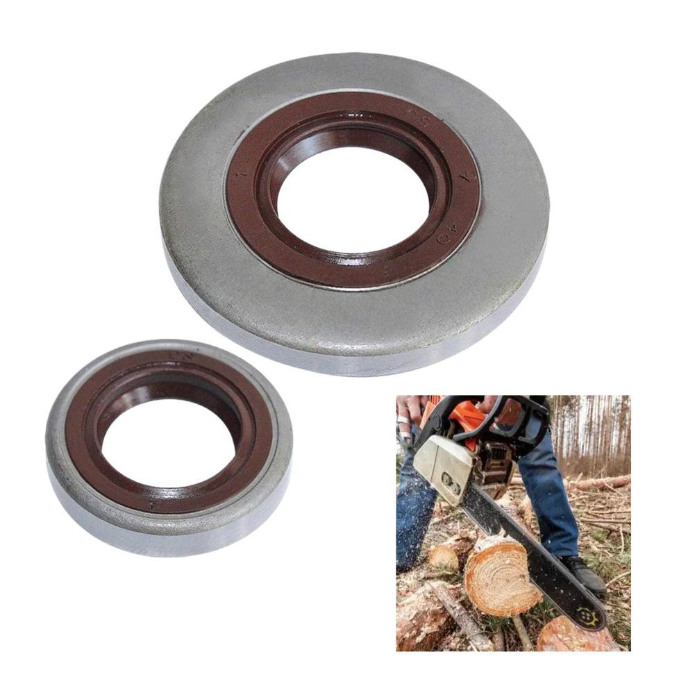 4 Sets Crank Oil Seal Fit For MS380 038 MS381 Chainsaw Garden Tool 9640 003 1880 Garden Power Tool Accessories