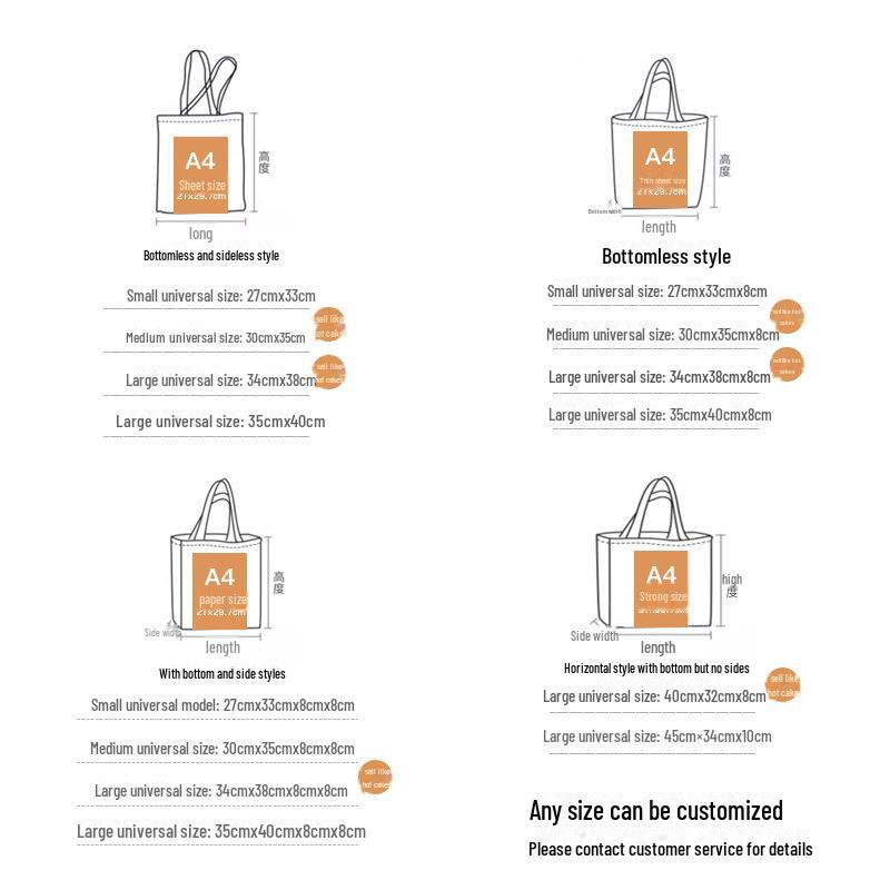 Eco-Friendly Custom Canvas Tote Bag with Logo Printing