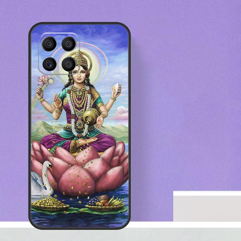 Lakshmi Hindu Goddess For Samsung Galaxy M12 M32 M52 M14 M34 M54 M21 M51 M31 M30s M20 M15 M55 M13 M33 M53 Case