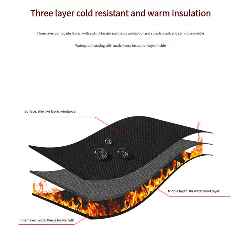 Unisex Winter Gloves with Touchscreen, Windproof Thermal Ski Gloves for Men Women - Non-Slip Grip and Water-Resistant