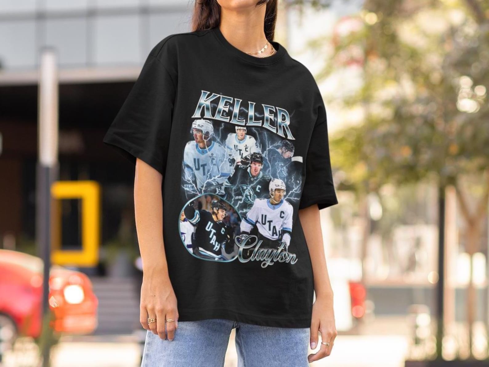 Clayton Keller Shirt Vintage Utah Mammoth NHL Fan Utah Hockey Design Retro Bootleg Gift Classic Graphic Tee Unisex T-Shirt Limited Edition 4XL