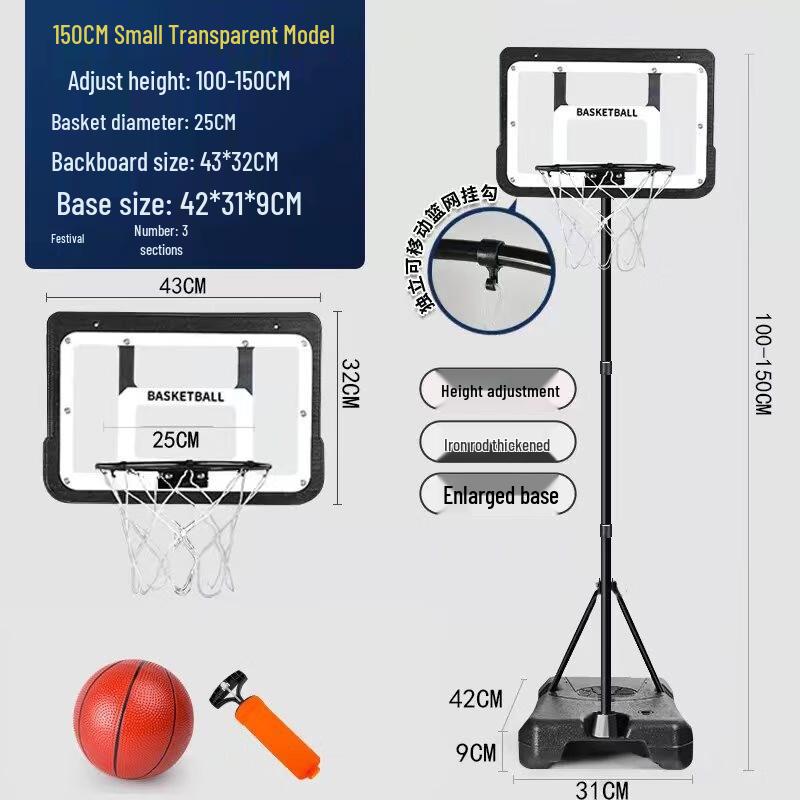 Jinxun Outdoor Adjustable Mobile Basketball Hoop