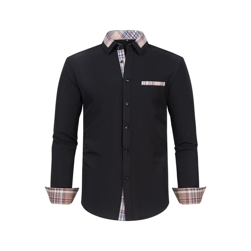 Men's Loose Classic Lapel Multi-pocket Industrial Work Shirt Top