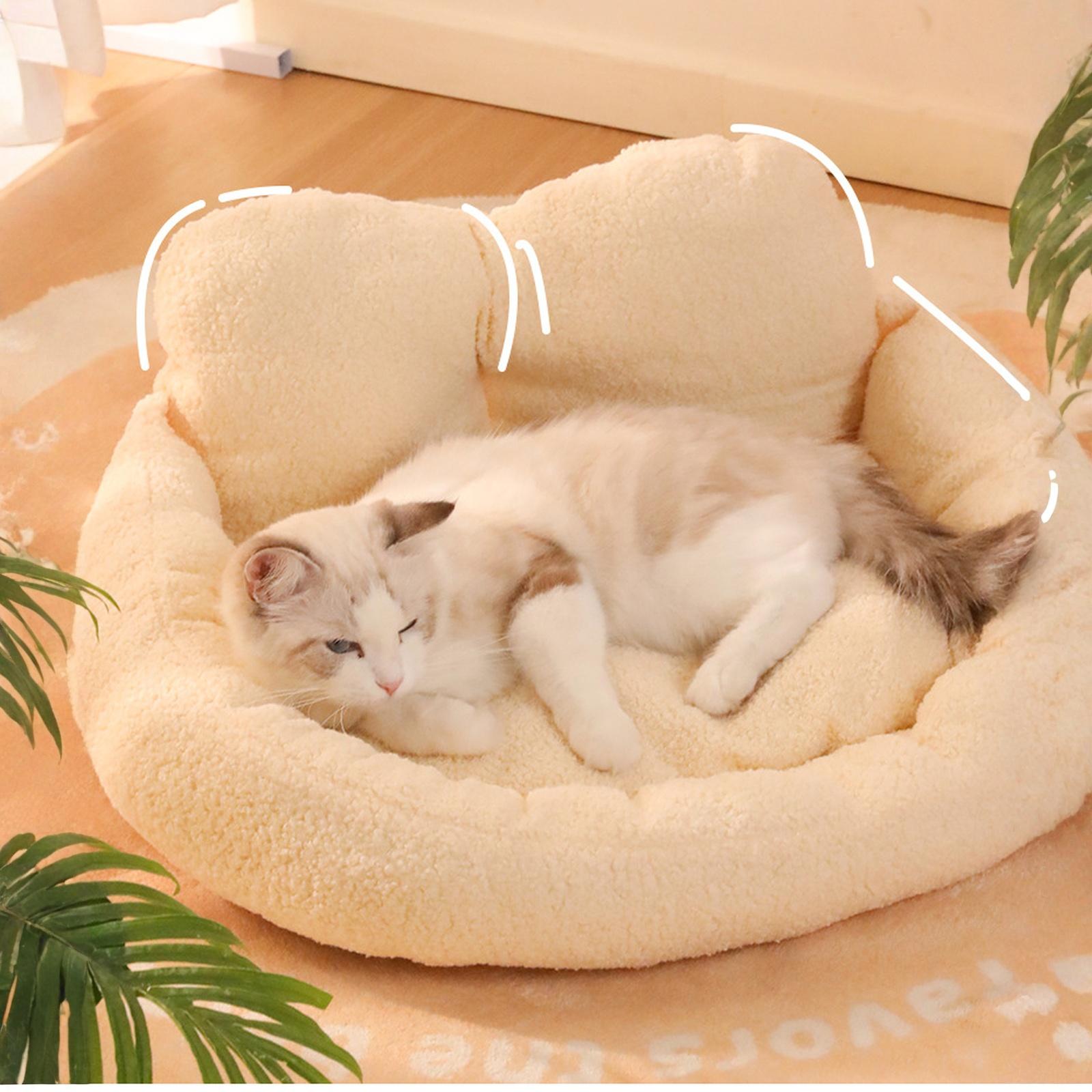 

Winter Warm Pet Bed Thickened Washable Dog Bed for Large Dogs Teddy Fleece Heart Bed one size