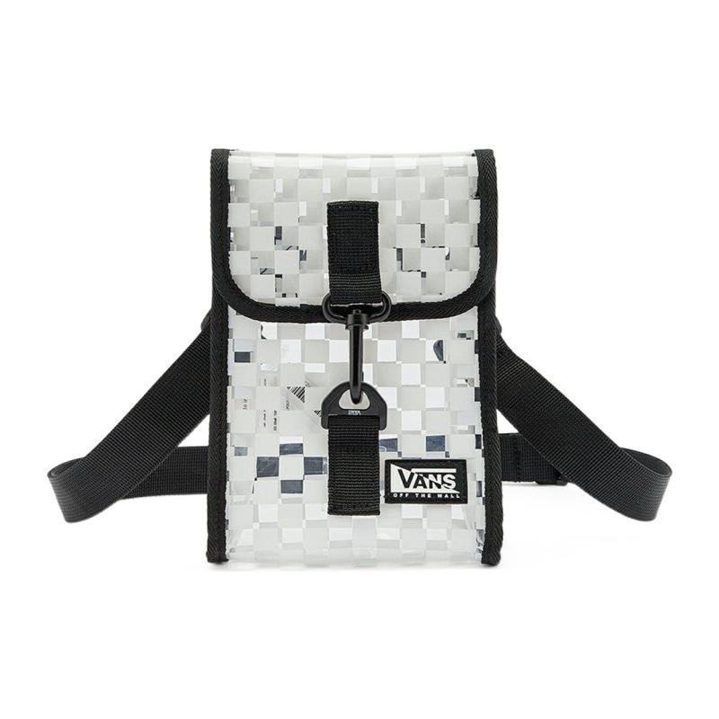 Vans Nylon Fabric Shoulder Bag Crossbody Bag Regular Women's Black/White Vans VN0A7Q2BBLK