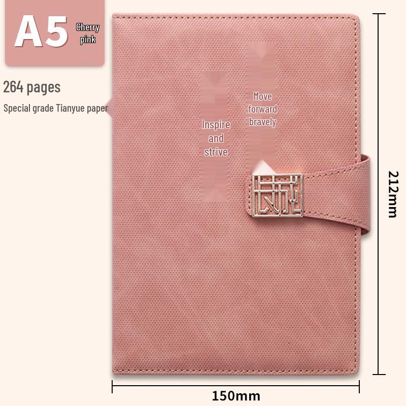 Guochao A5 Custom Diary - Retro B5 Thick Office Notebook with Logo