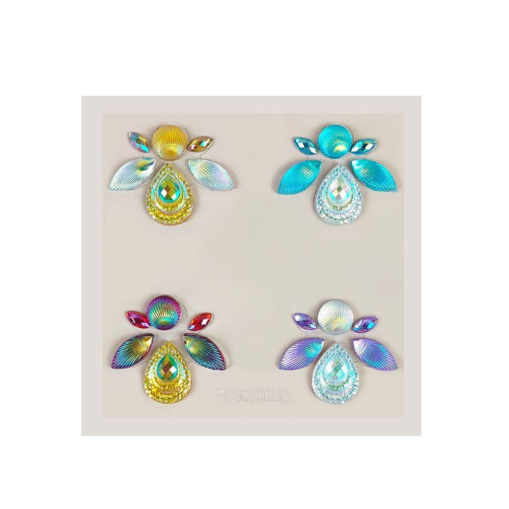 DIY Samolepky na obličej Tělo s drahokamy Dětské 3D samolepky s drahokamy Dětské samolepky na tetování na čelo