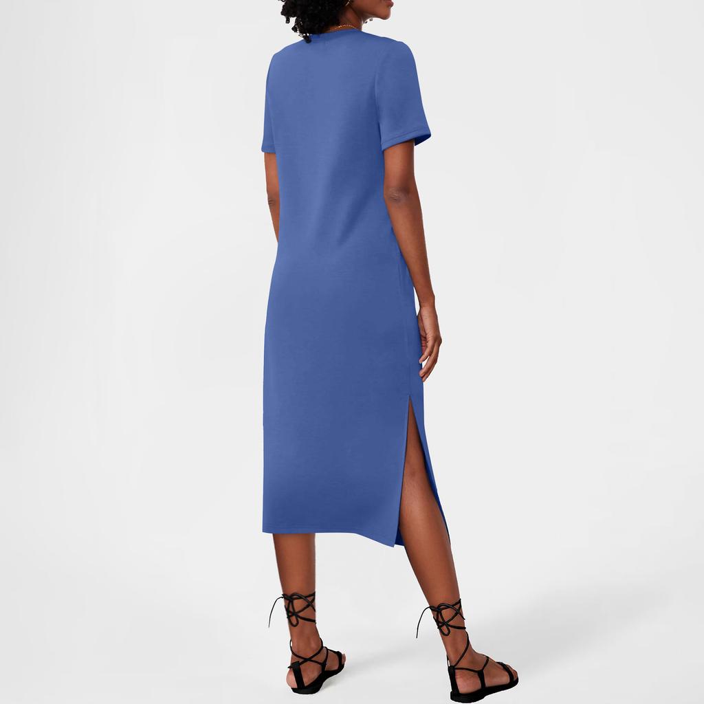 Women's Flowing Dresses Women's Summer Dresses Casual Round Neck  Long Dresses Cute Floral Long Dresses