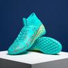 Youth Adult New Quality Shock Absorption Anti-skid and Wear-resistant High Top Short Spike Outdoor Football Shoes and Sports Shoes