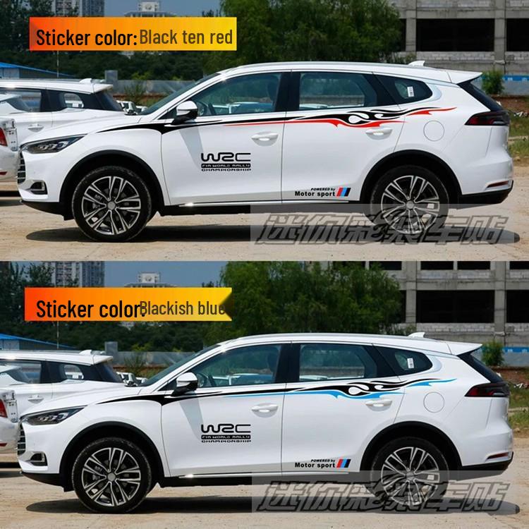 Customized BYD Song Pro and Tang 2nd Gen DM Pinstripes & Waistline Stickers for Personalization