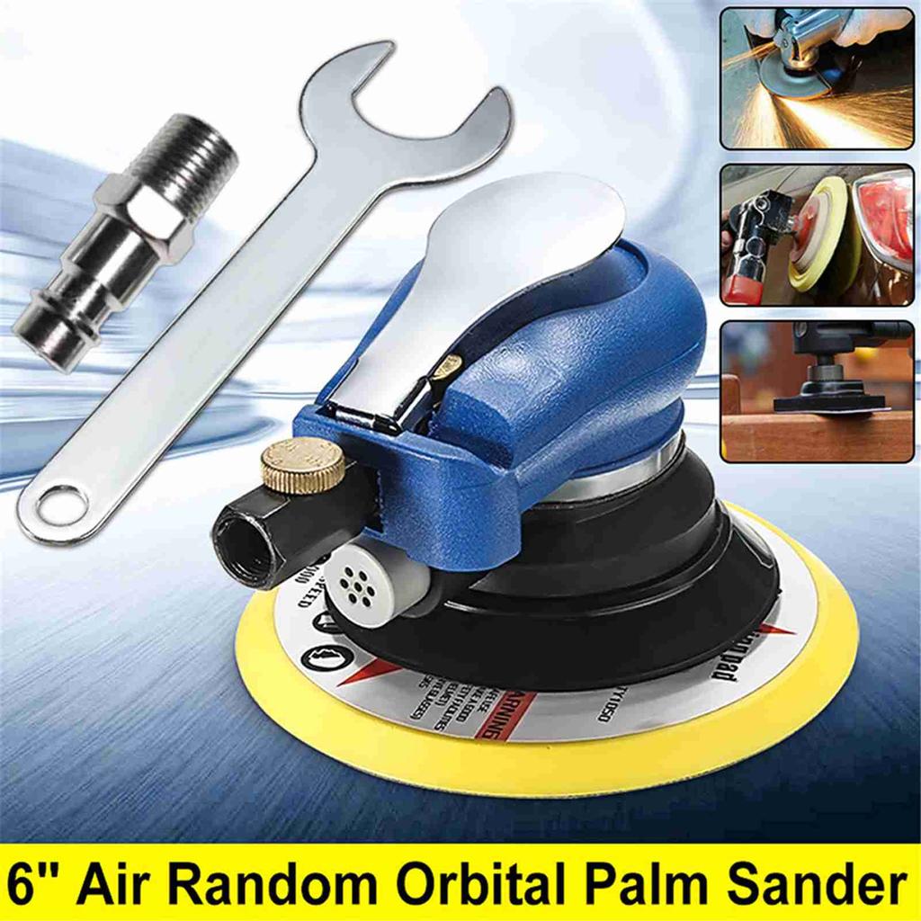 6in Palm Sander High Speed Random Orbital Palm Sander for Waxing Polishing
