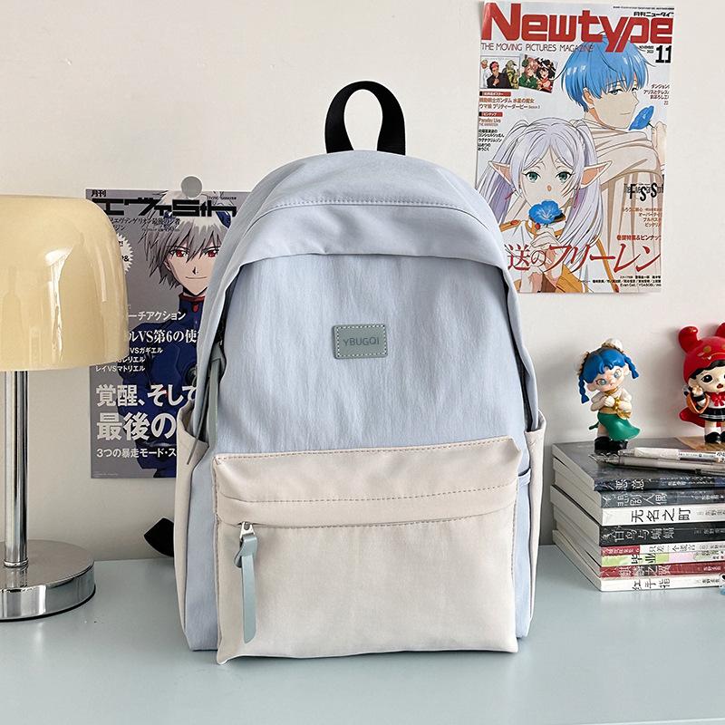 Schoolbag wholesale simple backpack female Japanese versatile size new commuter class schoolbag fashionable cute travel backpack
