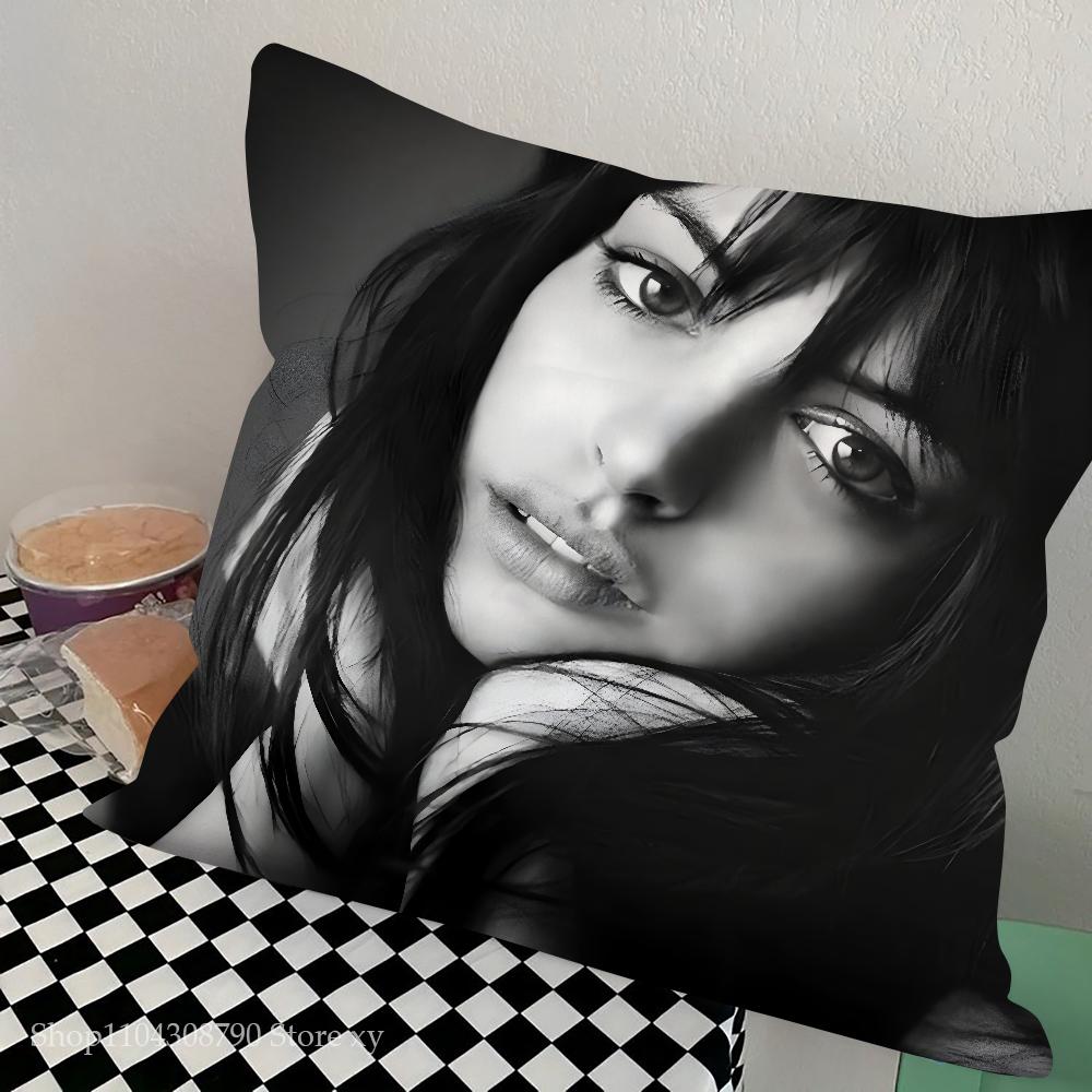 Anne Hathaway Pillow Case Square Pillow Bedroom Sofa Leisure Comfort Cushion Car Living Room Home Decoration
