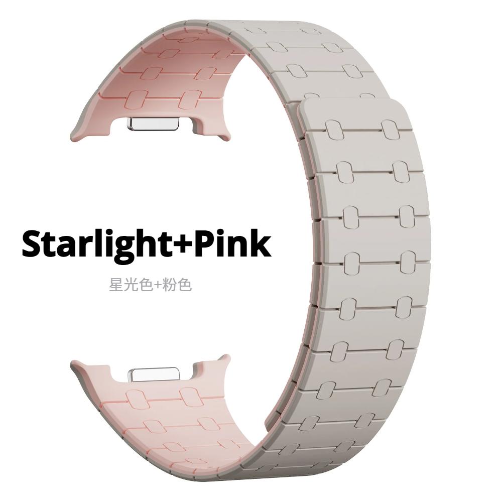 

Магнитный ремешок-петля для Samsung Galaxy Watch 8 Classic 46 мм, силиконовый спортивный ремешок для Watch 8 40 мм 44 мм, без зазоров, браслет с изогнутыми концами Galaxy Watch 8 40mm