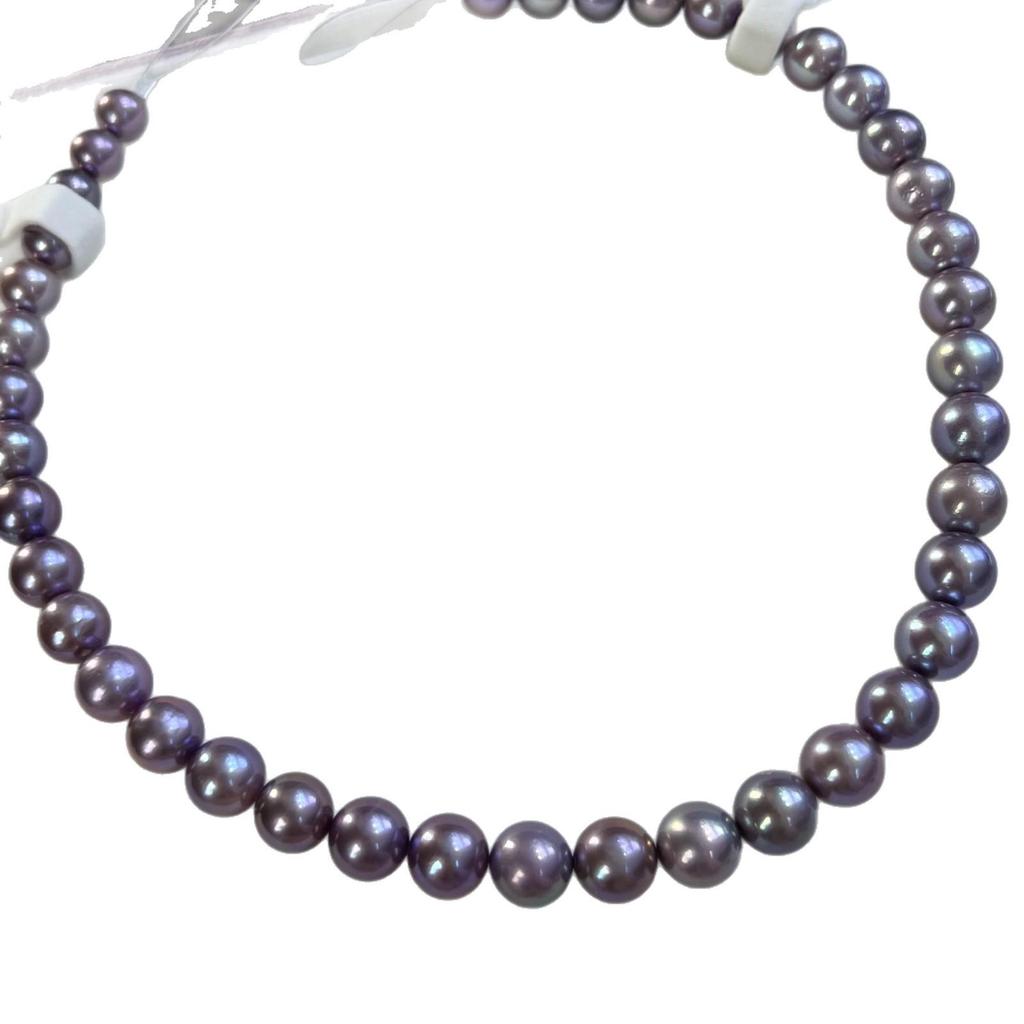 8-11mm Champagne Purple Edison Zhuji Freshwater Pearls for DIY Jewelry