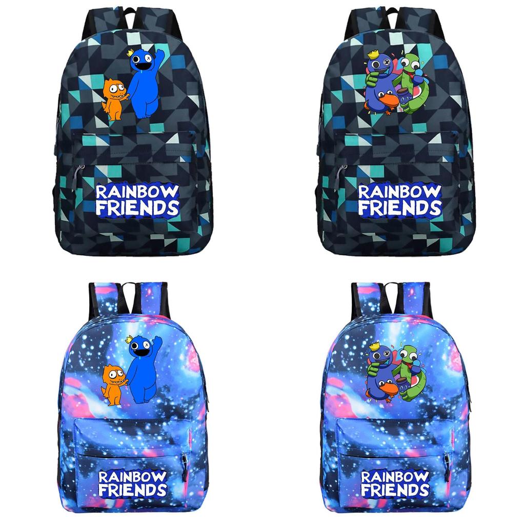 Roblox Rainbow Friends Large Capacity Student Backpack Bag Book