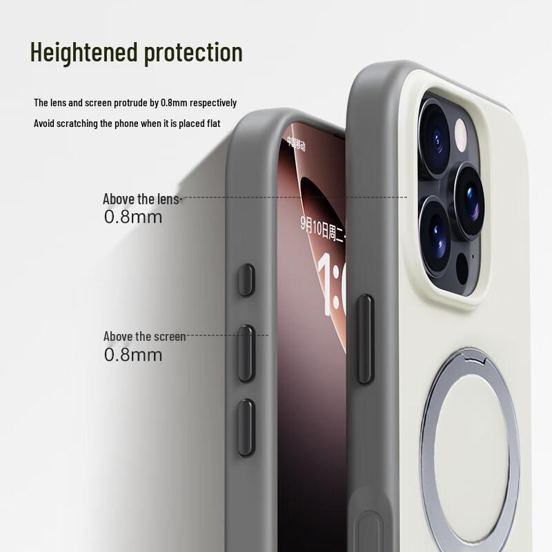 Etui iPhone 16 Pro Max z magnetyczną podstawką obracaną o 360°