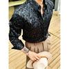 New Shirt Fashionable Men's Printed Long-sleeved Slim Fit Iron-free Anti-wrinkle Trendy Casual Shirt
