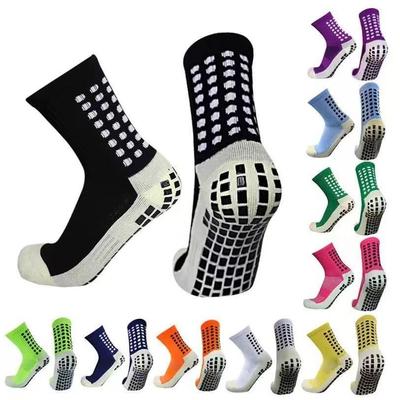 Antislip Voetbalsokken, Mid-Tube, Verdikt, Zweetabsorberend, Slijtvaste Sportkousen met Badstofzool