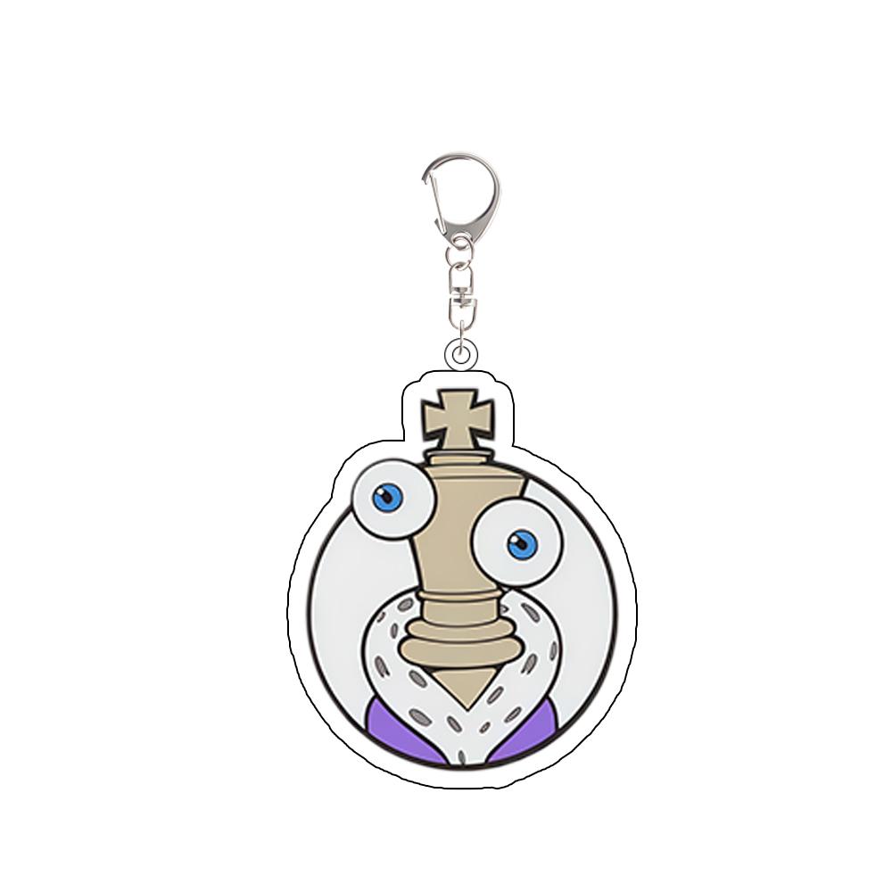 Pour TADC Pomni Jax Ragatha Gangle Zooble Kinger Caine Gummigoo Périphérique Porte-clés Acrylique Pendentif Créativité Sac à dos Cadeau