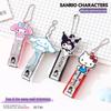 Sanrio Süße Spritzschutz-Flachkant-Nagelknipser für Mädchen - Maniküre-Werkzeug