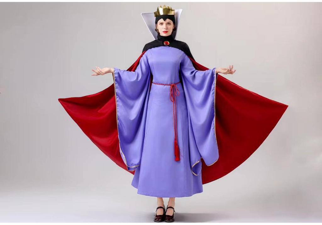 Plus Size Halloween Snow Queen Fairy Tale Costume Set