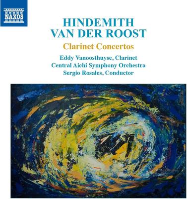 CD HINDEMITH, VAN DER ROOST - Clarinet Concertos 8579010 Germany ObiClassical Used