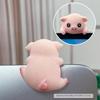 1pc 3D Cartoon Animal Figurine, Resin Desk and Dashboard Decor, Cute Miniature Office Ornament Collection, Non-Electric Desk Accessory