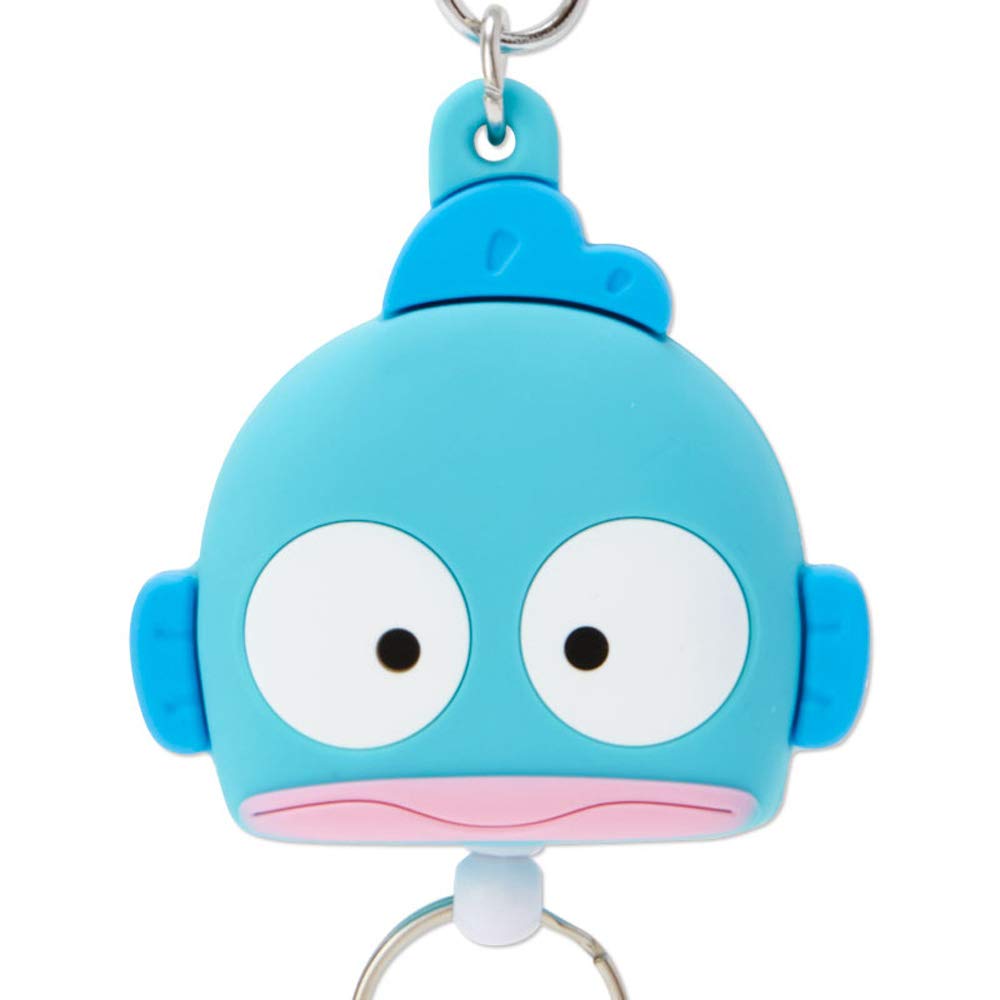 Sanrio Hangyodon Face Shaped Reel Keychain Freesize 189731
