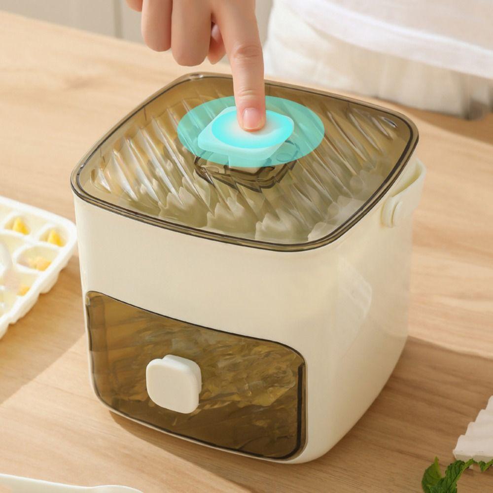 Handheld Ice Making Box Press Type Ice Storage Easy Clean Ice Cube Mold  Household