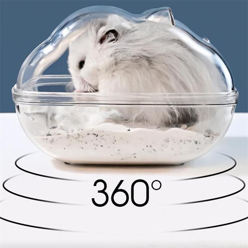 Bathroom Box For Hamster Small Transparent Hamster Toilet Hamster Cage Accessories